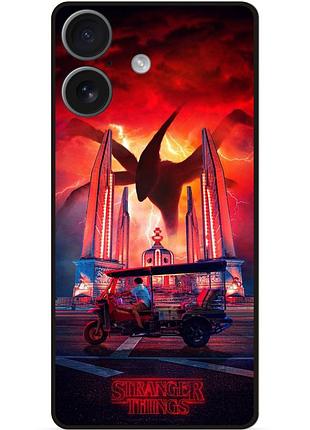 Силиконовый чехол бампер для iphone 17 с рисунком stranger things 17