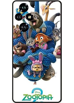 Силиконовый чехол для huawei honor 200 с рисунком zootopia зверополис
