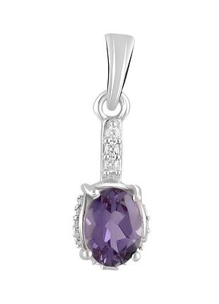Срібна підвіска komilfo з александритом 2.538ct (2103820)