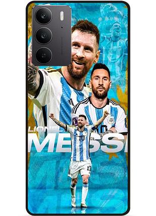 Силіконовий чохол бампер для realme c71 / c75 з малюнком messi мессі