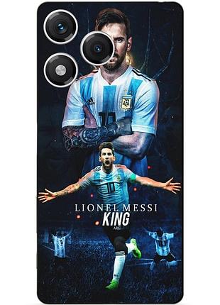 Чехол силиконовый бампер для huawei honor 400 lite с рисунком messi аргентина месси
