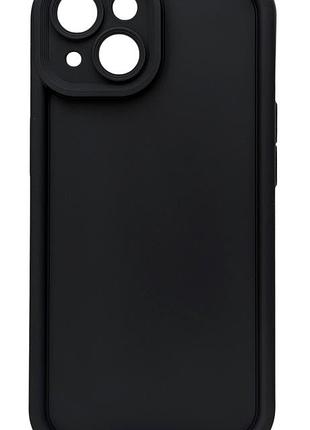 Чохол shock case для apple iphone 15 бампер силіконовий колір чорний