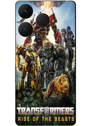 Силіконовий чохол бампер для realme 15t зверобати трансформери transformers