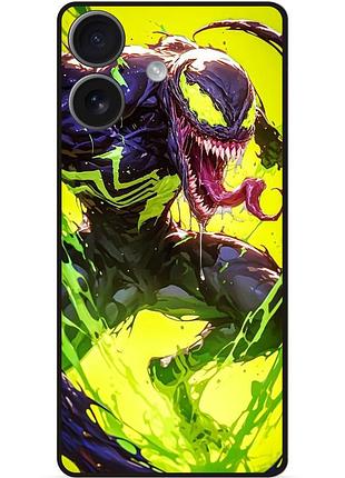 Силіконовий чохол бампер для iphone 17 з малюнком venom веном