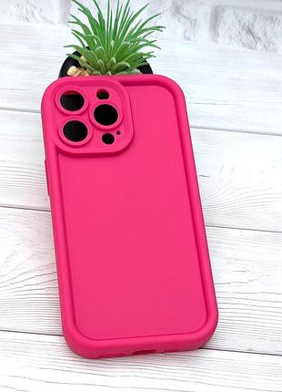 Чохол shock case для apple iphone 13 pro бампер силіконовий колір рожевий