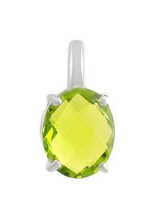 Серебряная подвеска komilfo с хризолітом 2.338ct (60002311)