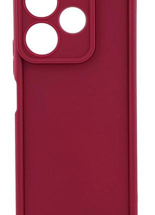 Чохол shock case для xiaomi redmi 13x бампер силіконовий бордовий