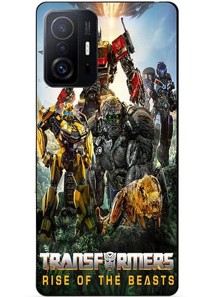 Чехол силиконовый бампер для xiaomi 11t звероботы трансформеры transformers