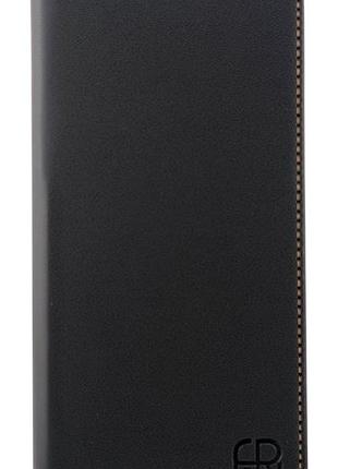 Чохол книжка leather flip для xiaomi redmi a7 pro на магніті з підставкою чорний