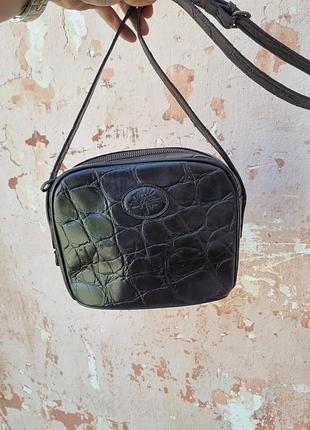 Кожаная сумка, сумка кроссбоди, сумка mulberry