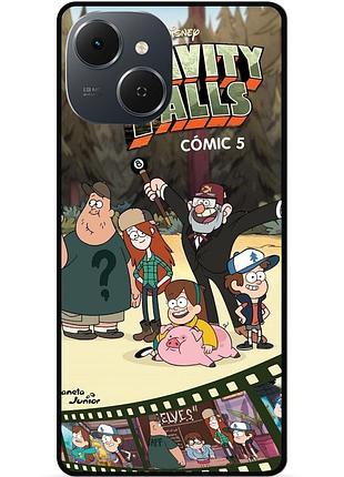 Силиконовый чехол бампер для tecno spark 40c с рисунком гравити фолз gravity falls 4