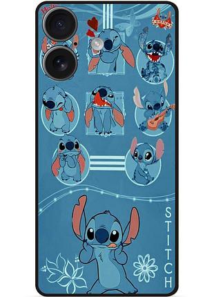 Силіконовий бампер чохол для iphone 17 з картинкою стіч stitch