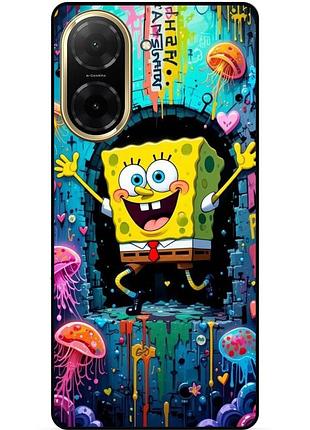 Силиконовый чехол бампер для xiaomi redmi a5 с картинкой sponge bob губка боб