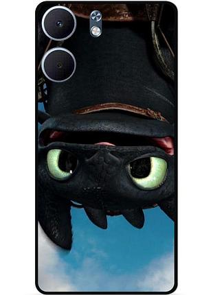 Чехол силиконовый для oppo a5x с картинкой как приручить дракона dragon