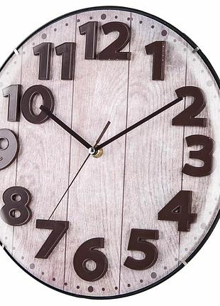 Часы настенные technoline wt7430 light brown 2