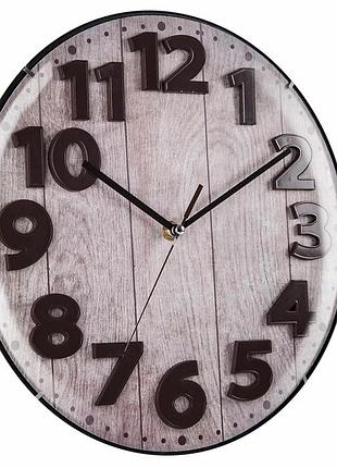 Часы настенные technoline wt7430 light brown 3