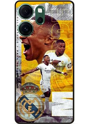 Силіконовий чохол бампер для oppo reno 14f з малюнком mbappe мбаппе real