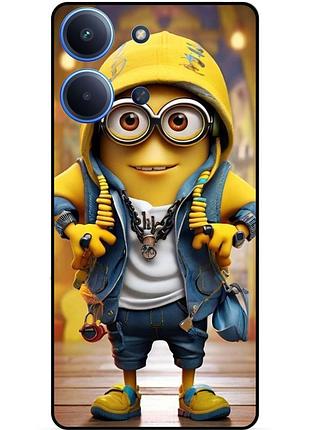Силіконовий чохол бампер для xiaomi poco c85 з малюнком міньйон боб minion