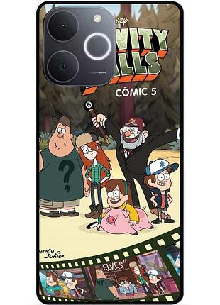 Силіконовий чохол бампер для realme note 70 з малюнком гравіті фолз gravity falls