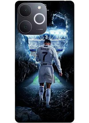 Силіконовий чохол бампер для realme note 70 з малюнком ronaldo роналдо