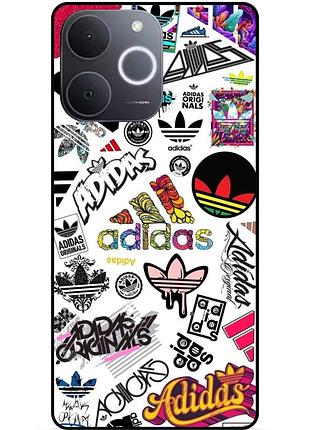 Чохол силіконовий бампер для realme note 70 з малюнком adidas адідас