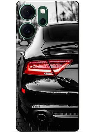 Чехол силиконовый бампер для oppo reno 14fs с рисунком audi ауди машина авто