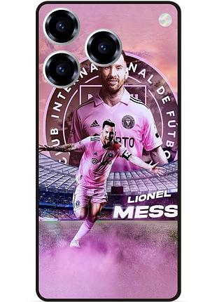 Силіконовий чохол бампер для zte blade a76 з малюнком leo messi мессі