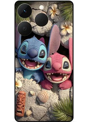 Силіконовий бампер чохол для realme 15t стіч stitch