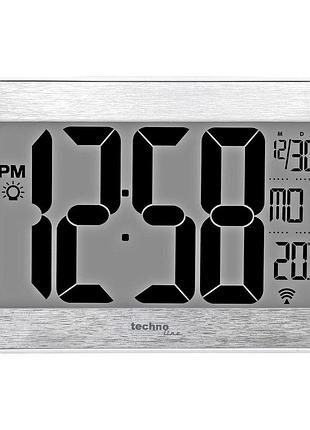 Часы настенные technoline ws8019 silver 2