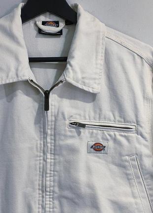 Женская джинсовая куртка джинсовка dickies duck canvas summer white college jacket