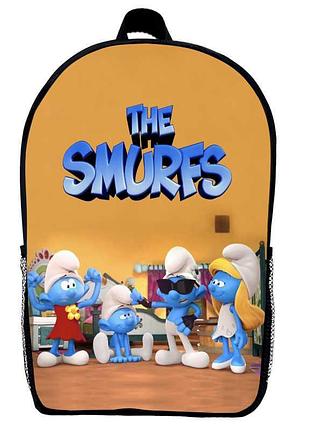 Рюкзак смурфики дитячий (gear bag smurfs mini 04) чорний, 29 х 21 х 9 см