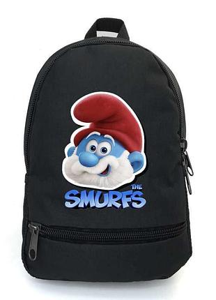 Рюкзак детский смурфики cappuccino toys (smurfs 006) черный 35 х 28 х 13 см