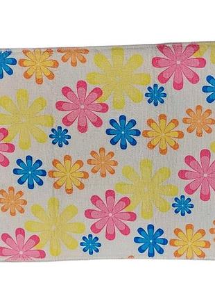 Килимок для посуду stenson r17197, 30x40 см, daisy