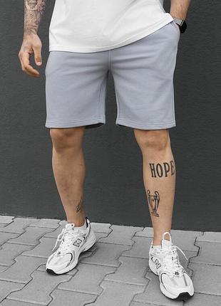 Чоловічі якісні трикотажні шорти staff tor light gray