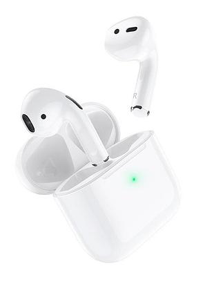 Наушники bluetooth беспроводные hoco ew03 plus с микрофоном white