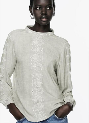 Блуза вишиванка zara