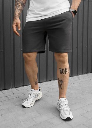 Чоловічі бавовняні трикотажні шорти staff tor dark gray