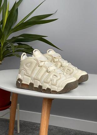 😍 жіночі кросівки nike air more uptempo 96 beige