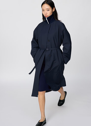 Пальто без воротника uniqlo (483761)