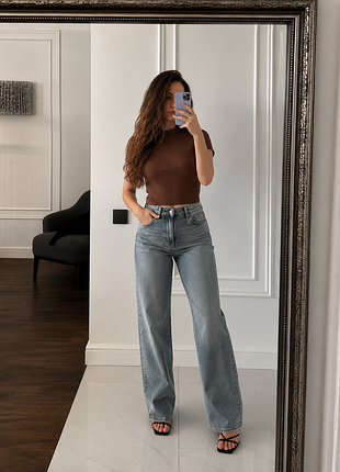 Топ zara коричневый