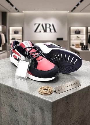 Кроссовки zara спортивные стильные сникерсы унисекс р.40(25.6) original