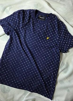 Футболка lyle &amp; scott в мелкий принт