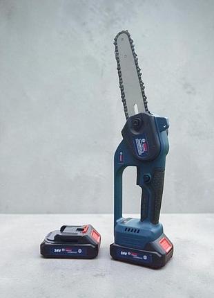 Аккумуляторная цепная пила bosch universalchain 24 (24v 4.0 ah)