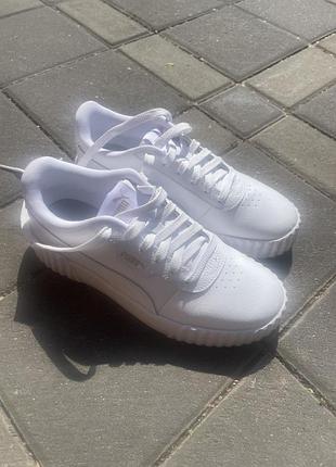Базові білі жіночі кеди puma оригінал стан новых устілка 23,5