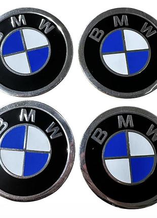Наліпки на ковпачки, наліпки на диски bmw бмв 60 мм 4 шт