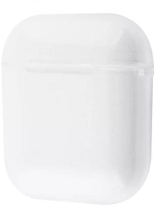 Чохол для навушників prc clear case airpods 1/2 transparent