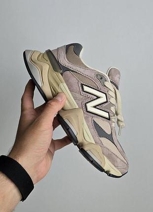 Жіночі бежеві кросівки new balance 9060 dusty rose х нью беланс 41