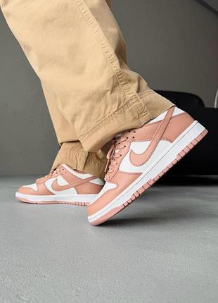 Жіночі кросівки nike sb dunk brown white