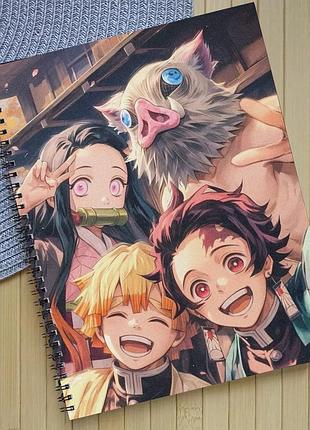 Зошит клинок який знищує демонівkimetsu no yaiba на пружині (30013)
