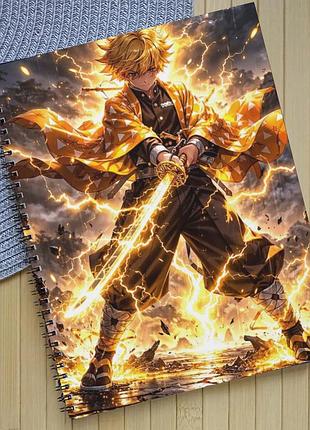 Зошит клинок який знищує демонівkimetsu no yaiba на пружині (30022)